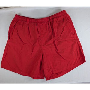 Men's Columbia Red Swimming Trunks L